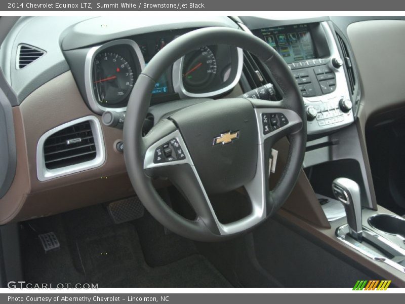 Summit White / Brownstone/Jet Black 2014 Chevrolet Equinox LTZ