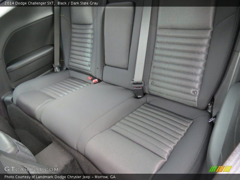 Rear Seat of 2014 Challenger SXT