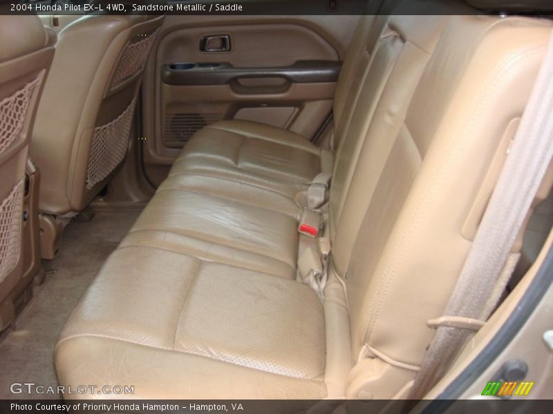 Sandstone Metallic / Saddle 2004 Honda Pilot EX-L 4WD