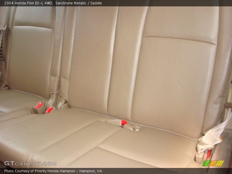 Sandstone Metallic / Saddle 2004 Honda Pilot EX-L 4WD