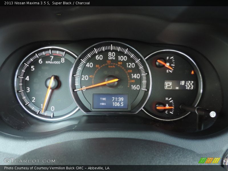 Super Black / Charcoal 2013 Nissan Maxima 3.5 S