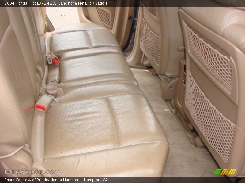 Sandstone Metallic / Saddle 2004 Honda Pilot EX-L 4WD