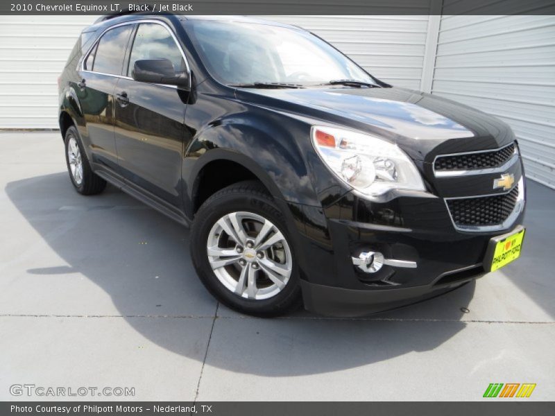 Black / Jet Black 2010 Chevrolet Equinox LT