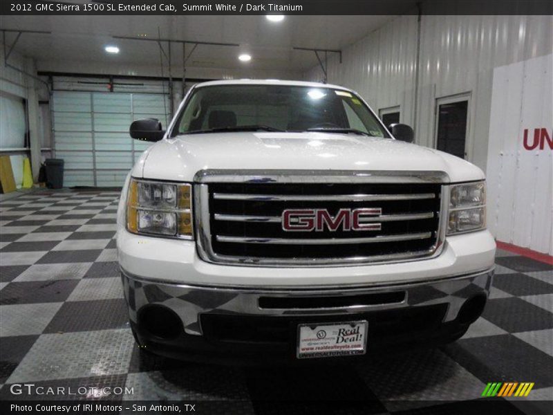 Summit White / Dark Titanium 2012 GMC Sierra 1500 SL Extended Cab