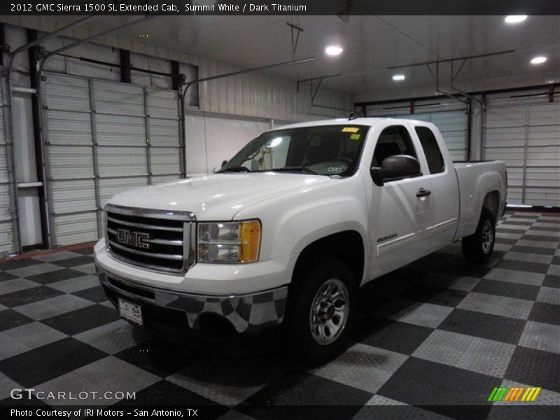 Summit White / Dark Titanium 2012 GMC Sierra 1500 SL Extended Cab