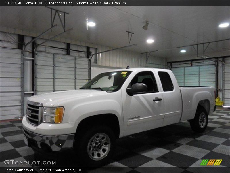 Summit White / Dark Titanium 2012 GMC Sierra 1500 SL Extended Cab