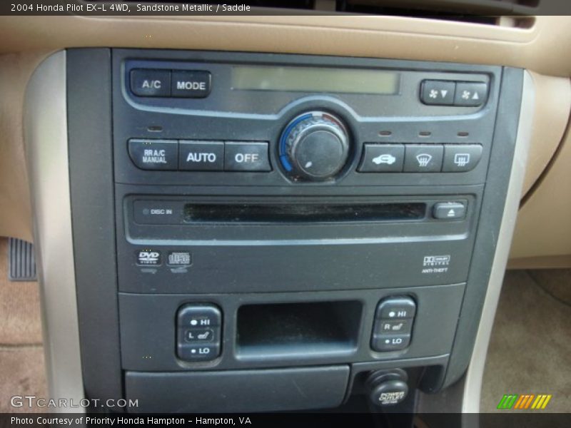 Sandstone Metallic / Saddle 2004 Honda Pilot EX-L 4WD