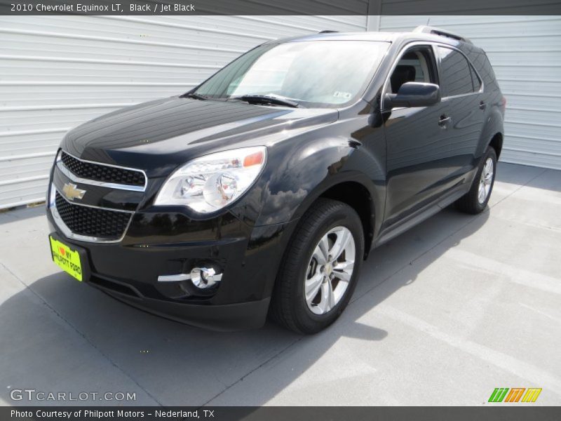 Black / Jet Black 2010 Chevrolet Equinox LT