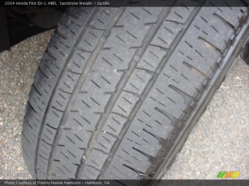 Sandstone Metallic / Saddle 2004 Honda Pilot EX-L 4WD