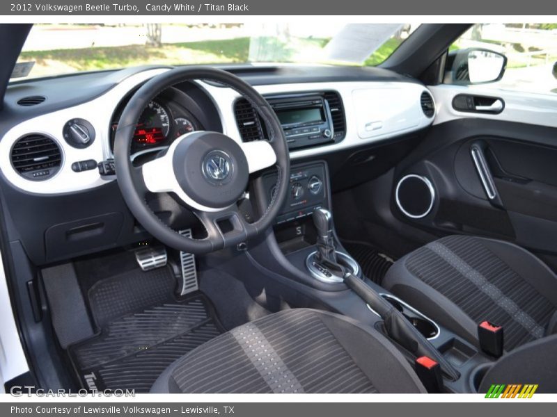 Candy White / Titan Black 2012 Volkswagen Beetle Turbo