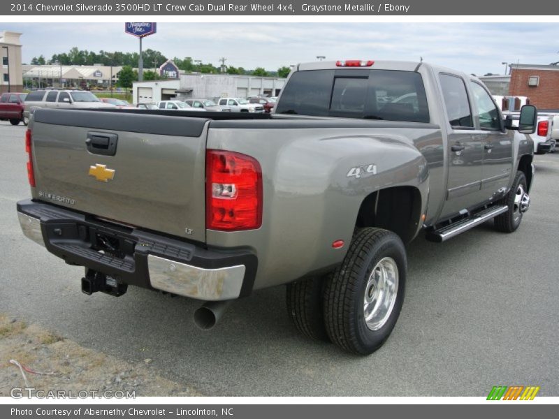 Graystone Metallic / Ebony 2014 Chevrolet Silverado 3500HD LT Crew Cab Dual Rear Wheel 4x4
