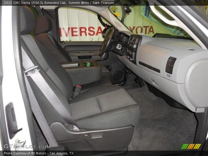 Summit White / Dark Titanium 2012 GMC Sierra 1500 SL Extended Cab