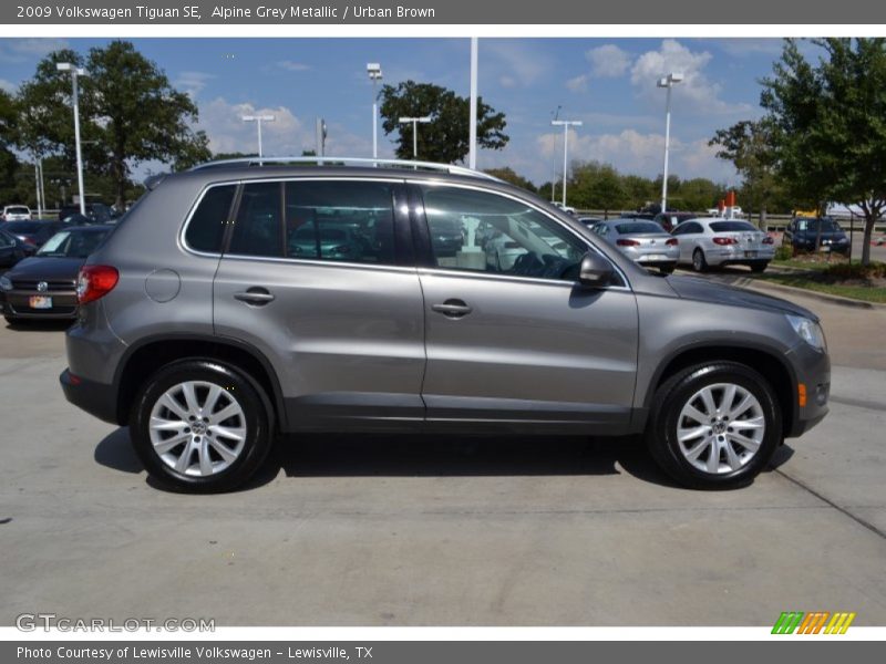 Alpine Grey Metallic / Urban Brown 2009 Volkswagen Tiguan SE