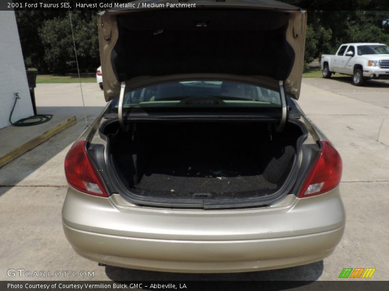 Harvest Gold Metallic / Medium Parchment 2001 Ford Taurus SES