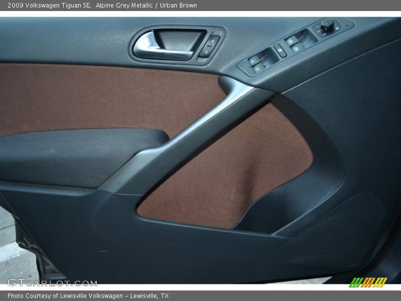 Alpine Grey Metallic / Urban Brown 2009 Volkswagen Tiguan SE