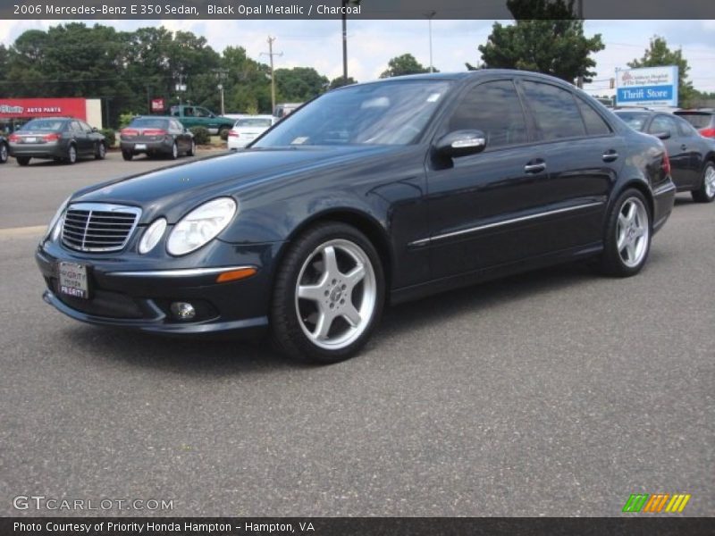 Black Opal Metallic / Charcoal 2006 Mercedes-Benz E 350 Sedan
