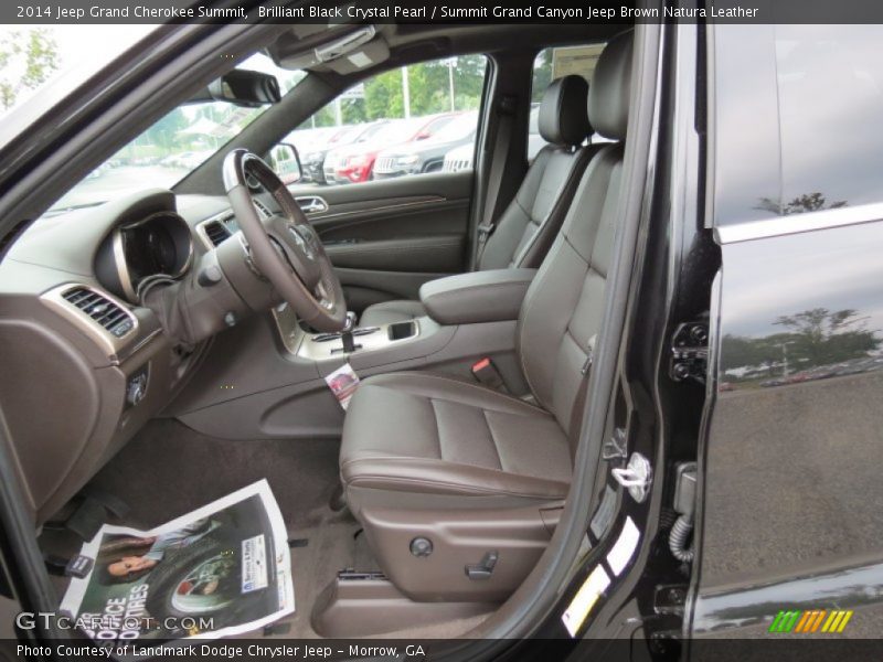  2014 Grand Cherokee Summit Summit Grand Canyon Jeep Brown Natura Leather Interior