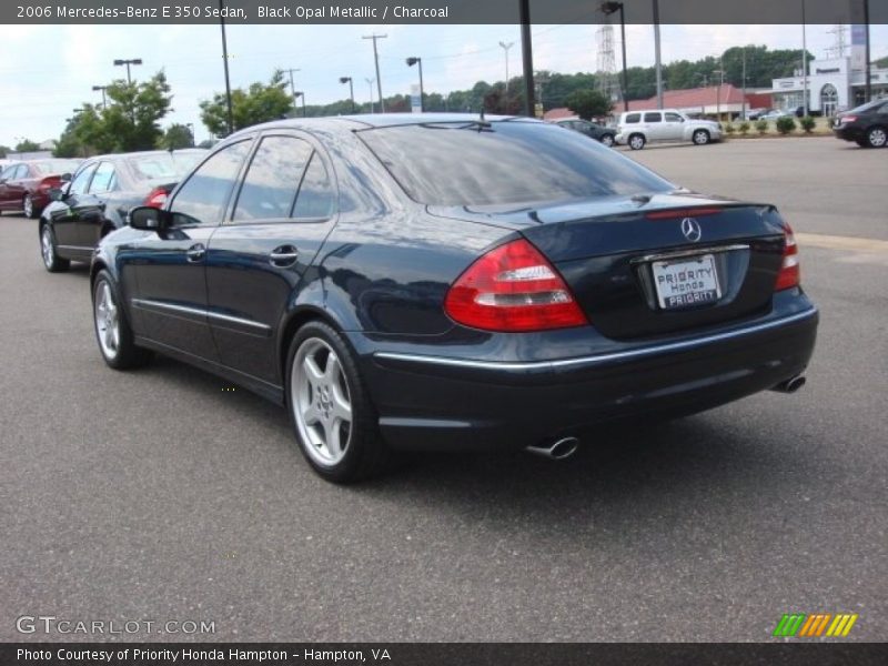 Black Opal Metallic / Charcoal 2006 Mercedes-Benz E 350 Sedan