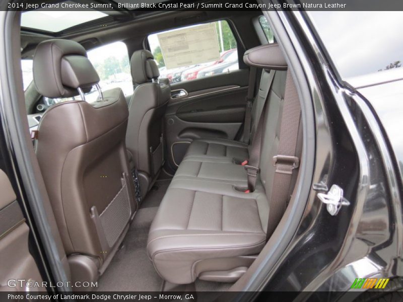 Rear Seat of 2014 Grand Cherokee Summit