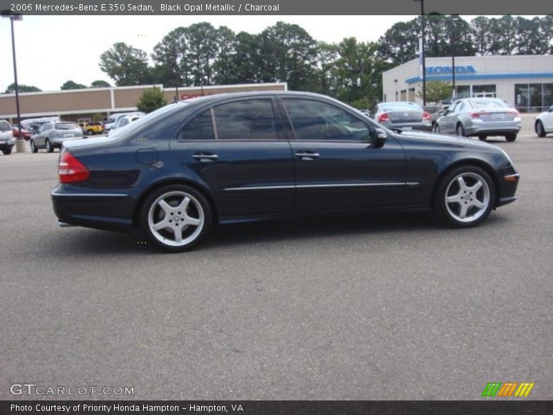 Black Opal Metallic / Charcoal 2006 Mercedes-Benz E 350 Sedan