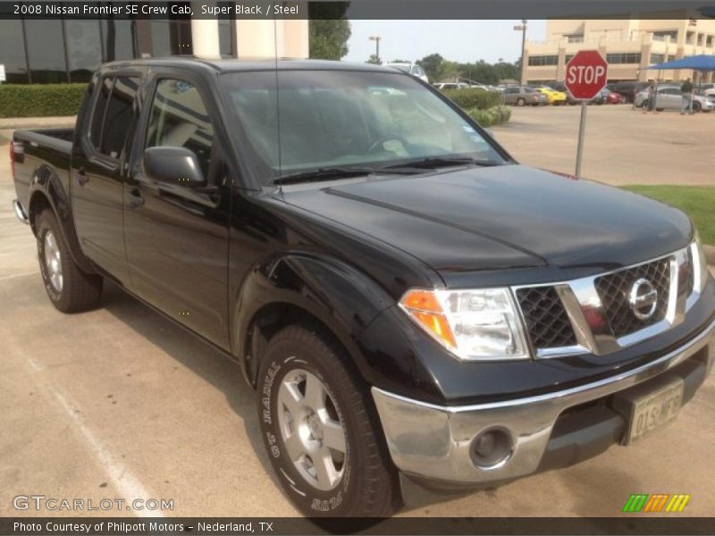 Super Black / Steel 2008 Nissan Frontier SE Crew Cab
