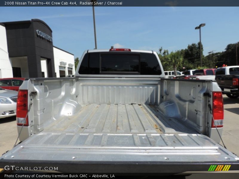 Radiant Silver / Charcoal 2008 Nissan Titan Pro-4X Crew Cab 4x4