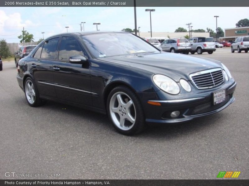 Black Opal Metallic / Charcoal 2006 Mercedes-Benz E 350 Sedan