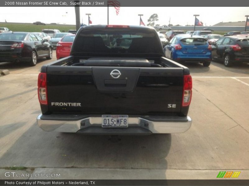 Super Black / Steel 2008 Nissan Frontier SE Crew Cab