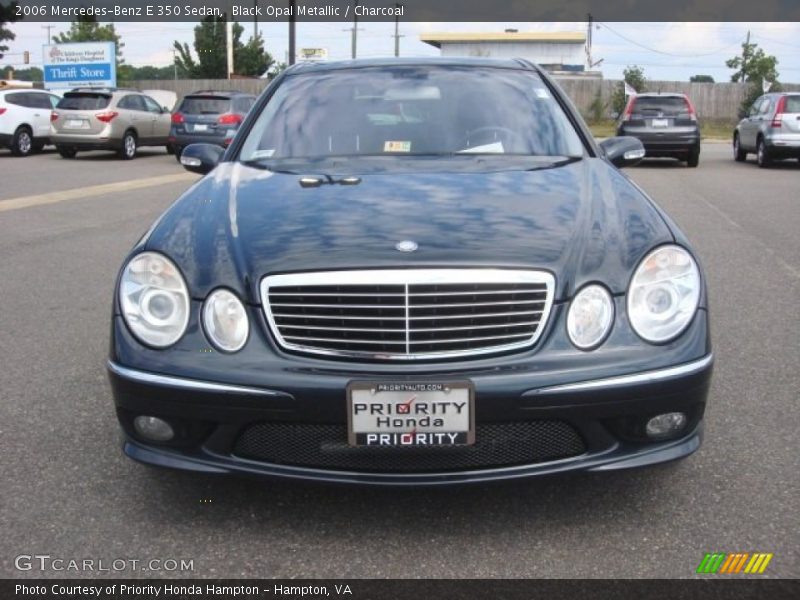 Black Opal Metallic / Charcoal 2006 Mercedes-Benz E 350 Sedan