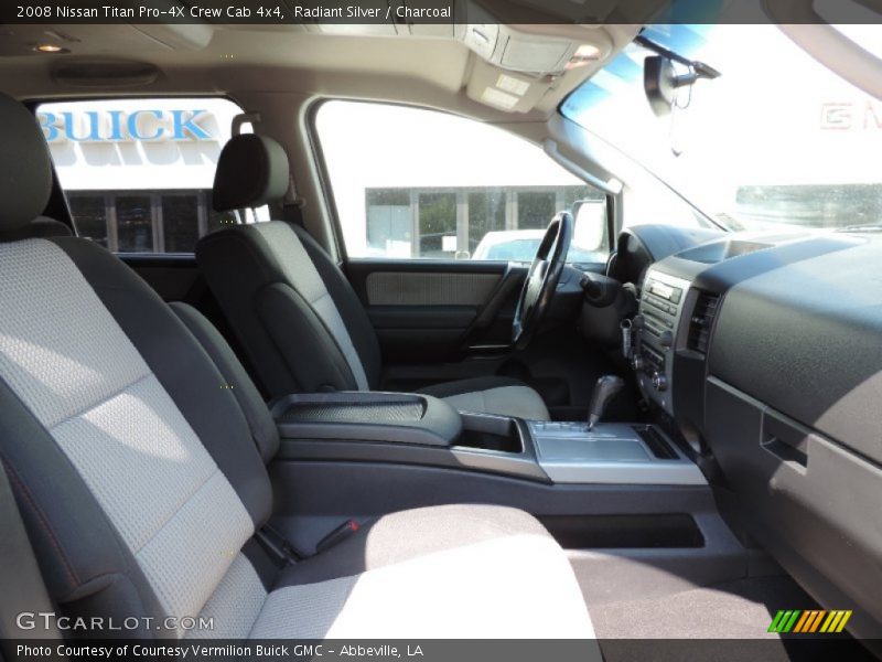 Radiant Silver / Charcoal 2008 Nissan Titan Pro-4X Crew Cab 4x4