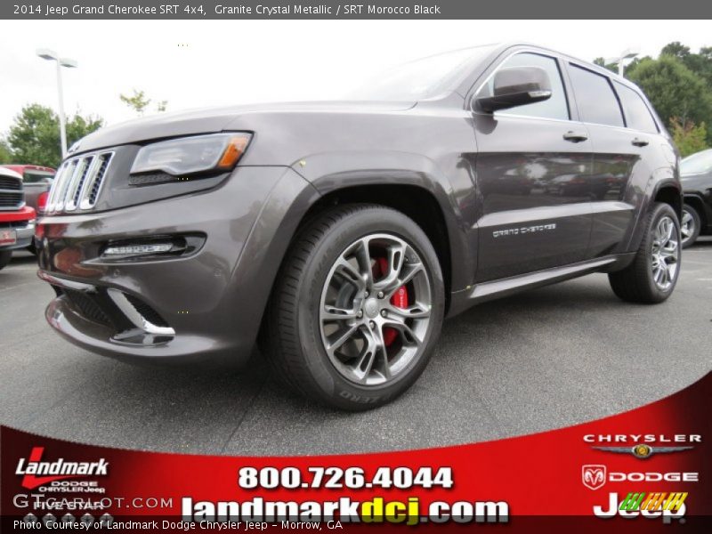 Granite Crystal Metallic / SRT Morocco Black 2014 Jeep Grand Cherokee SRT 4x4