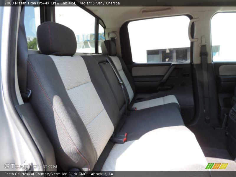 Radiant Silver / Charcoal 2008 Nissan Titan Pro-4X Crew Cab 4x4