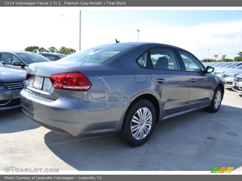 Platinum Gray Metallic / Titan Black 2014 Volkswagen Passat 2.5L S