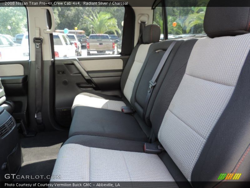 Radiant Silver / Charcoal 2008 Nissan Titan Pro-4X Crew Cab 4x4
