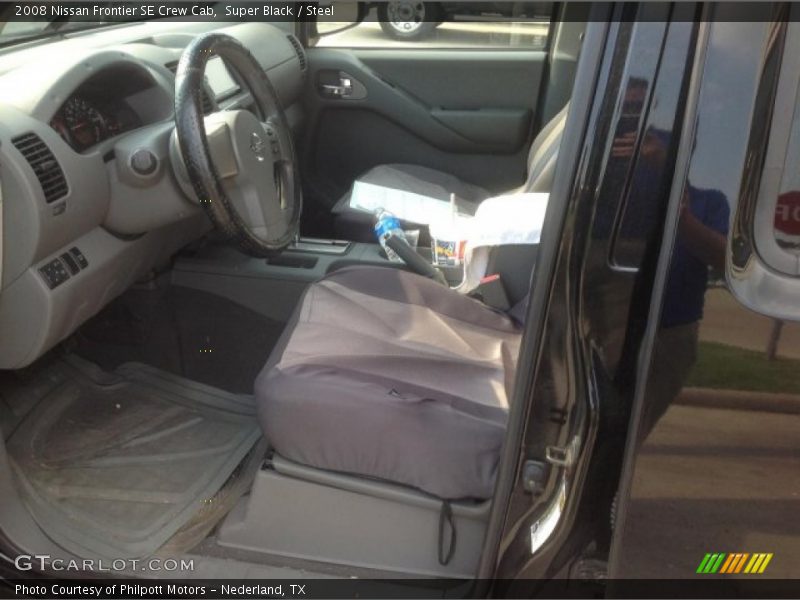 Super Black / Steel 2008 Nissan Frontier SE Crew Cab