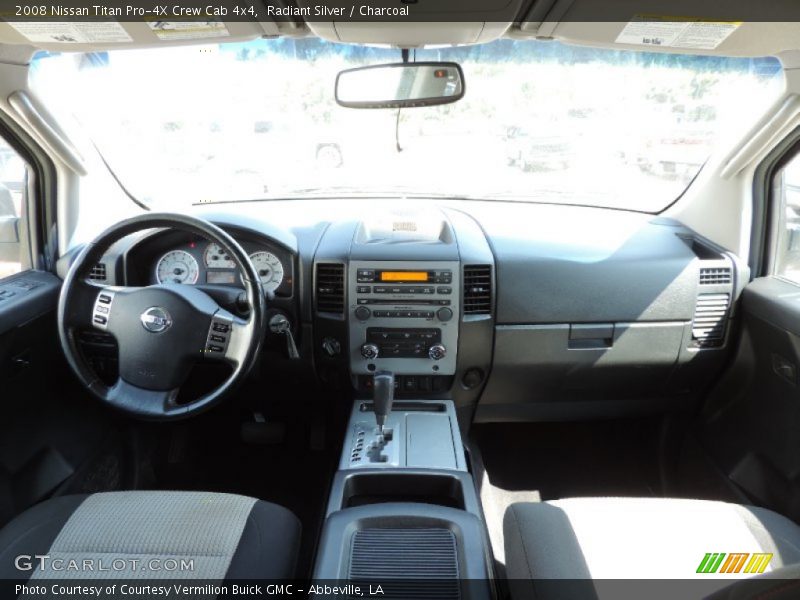 Radiant Silver / Charcoal 2008 Nissan Titan Pro-4X Crew Cab 4x4