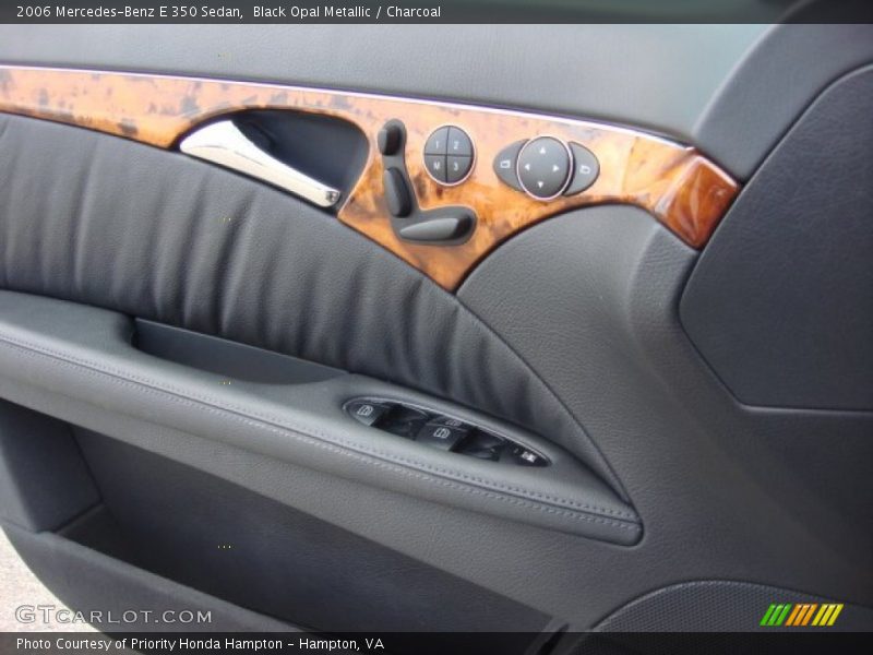 Black Opal Metallic / Charcoal 2006 Mercedes-Benz E 350 Sedan