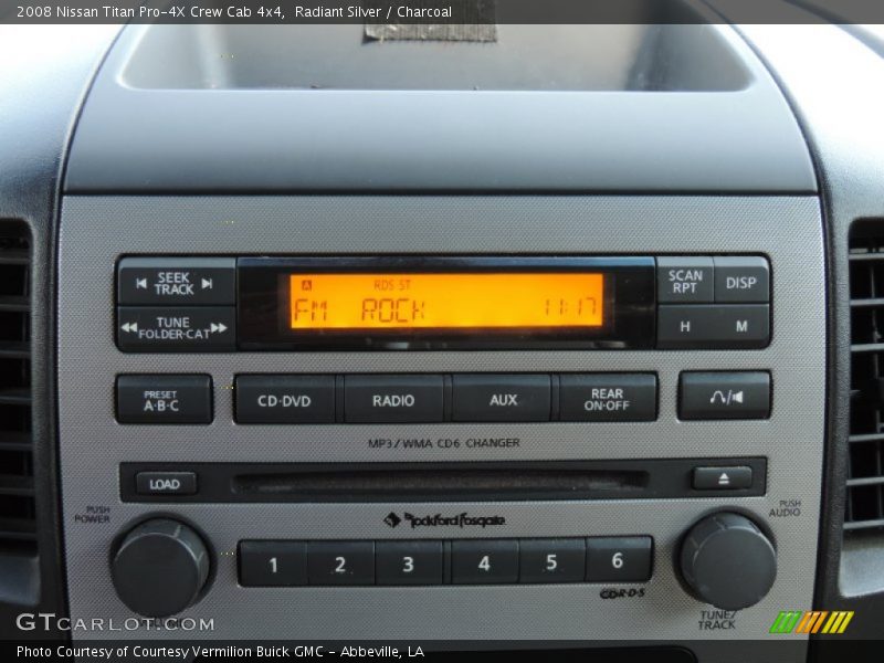 Radiant Silver / Charcoal 2008 Nissan Titan Pro-4X Crew Cab 4x4