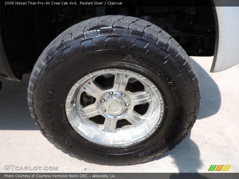 Radiant Silver / Charcoal 2008 Nissan Titan Pro-4X Crew Cab 4x4