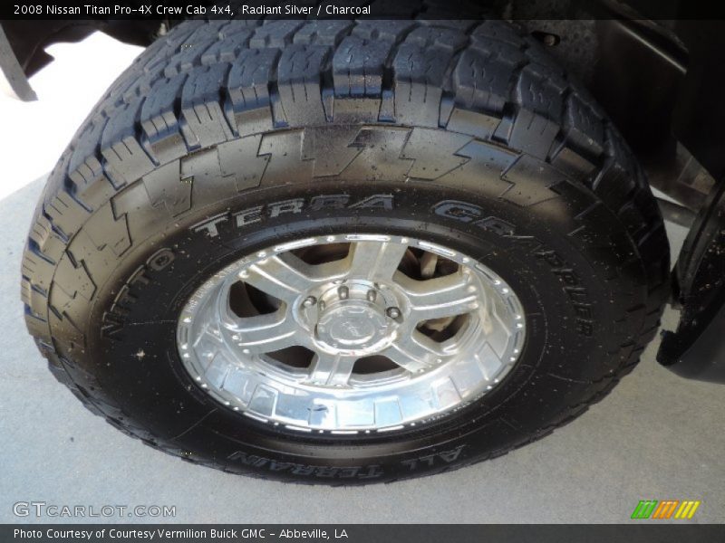 Radiant Silver / Charcoal 2008 Nissan Titan Pro-4X Crew Cab 4x4