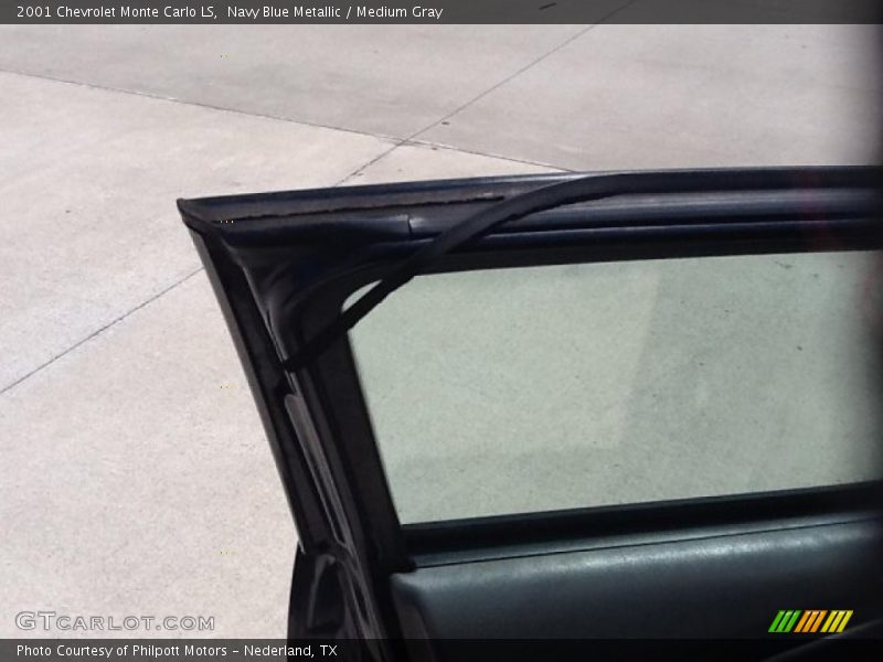 Navy Blue Metallic / Medium Gray 2001 Chevrolet Monte Carlo LS