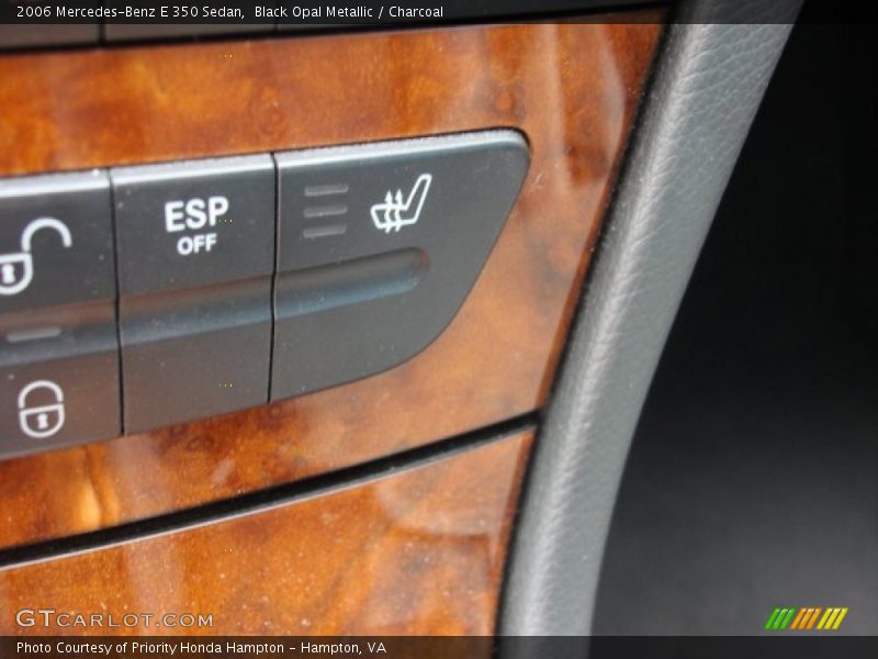 Black Opal Metallic / Charcoal 2006 Mercedes-Benz E 350 Sedan