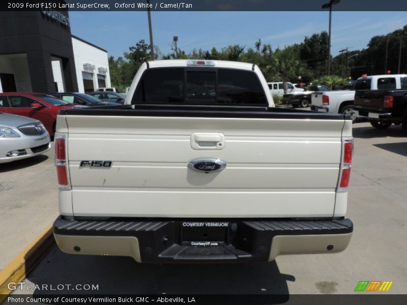 Oxford White / Camel/Tan 2009 Ford F150 Lariat SuperCrew