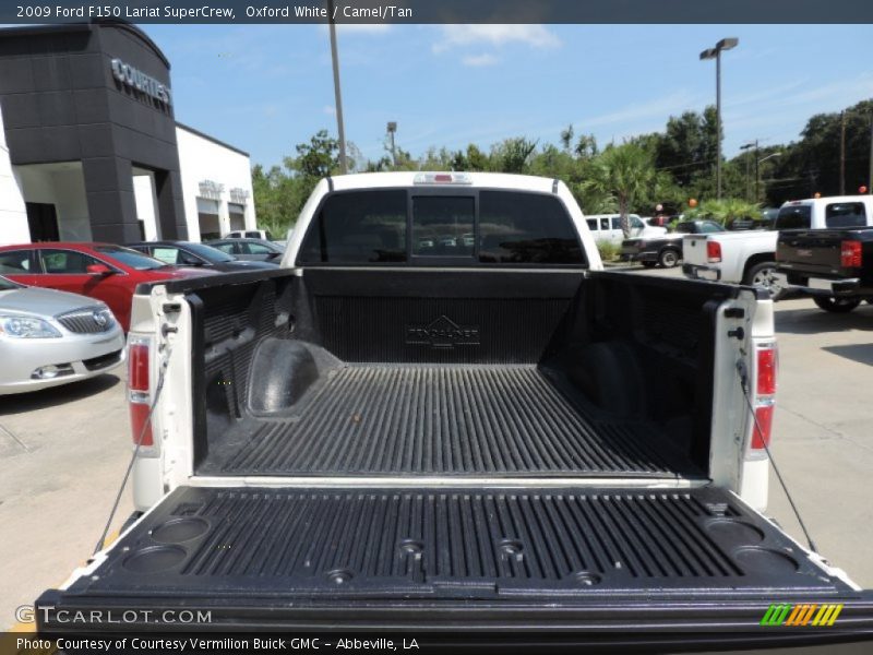 Oxford White / Camel/Tan 2009 Ford F150 Lariat SuperCrew