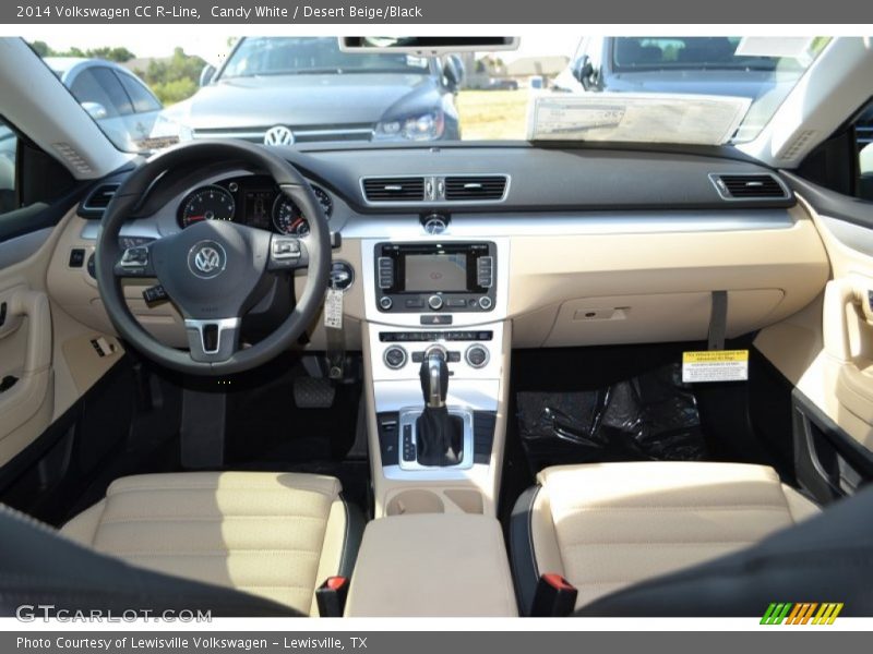 Candy White / Desert Beige/Black 2014 Volkswagen CC R-Line