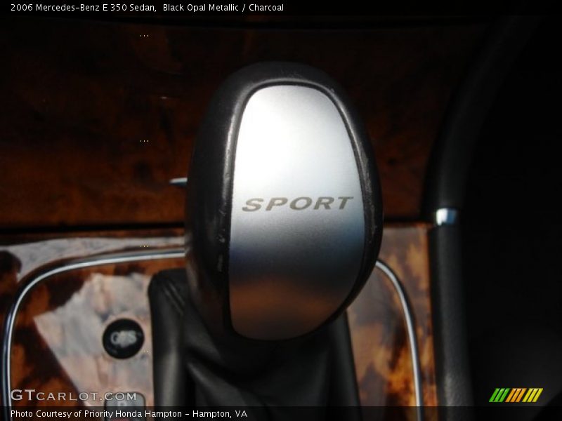 Black Opal Metallic / Charcoal 2006 Mercedes-Benz E 350 Sedan