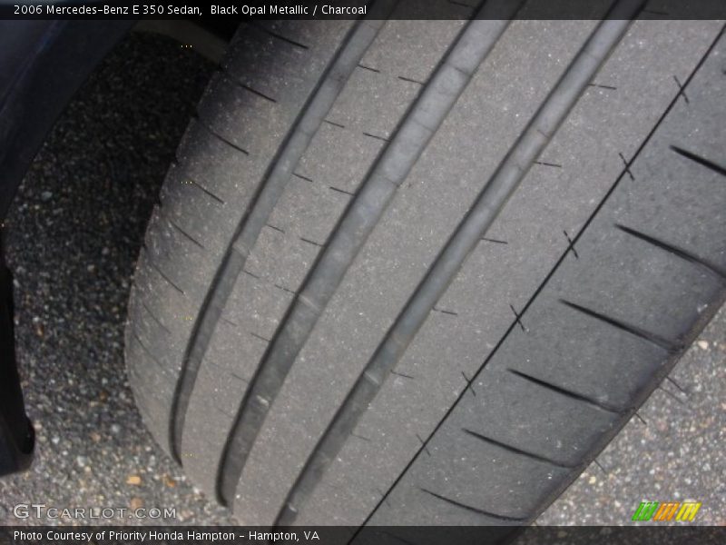 Black Opal Metallic / Charcoal 2006 Mercedes-Benz E 350 Sedan
