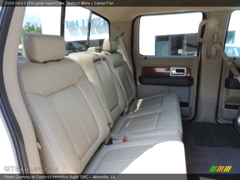 Oxford White / Camel/Tan 2009 Ford F150 Lariat SuperCrew
