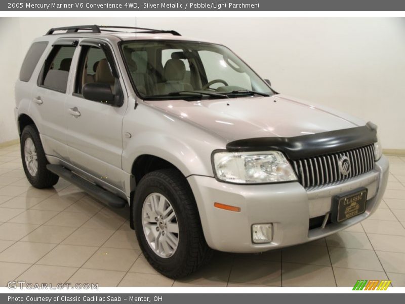 Silver Metallic / Pebble/Light Parchment 2005 Mercury Mariner V6 Convenience 4WD