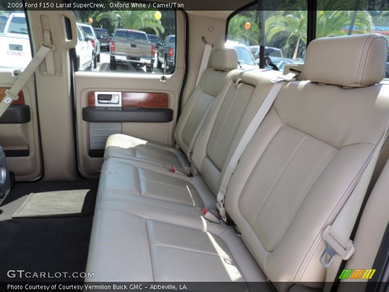 Oxford White / Camel/Tan 2009 Ford F150 Lariat SuperCrew